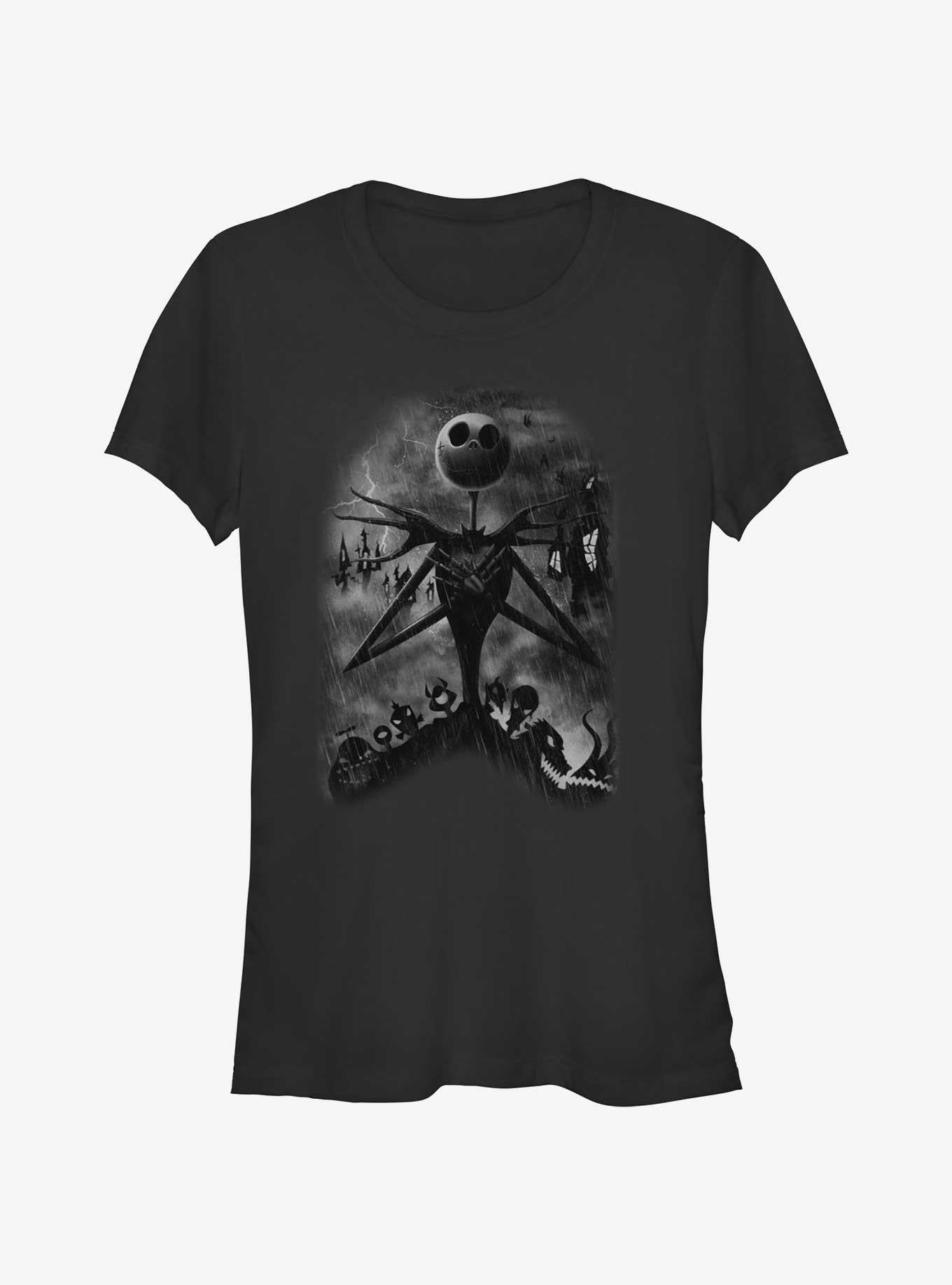 The Nightmare Before Christmas Jack Thunderstorm Girls T-Shirt T-Shirt | Exclusive Edition | Perfect For Daily Wear