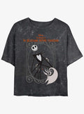 The Nightmare Before Christmas Jack Zero Frame Girls Mineral Wash Crop T-Shirt T-Shirt | Streetwear Vibe | Trending Now