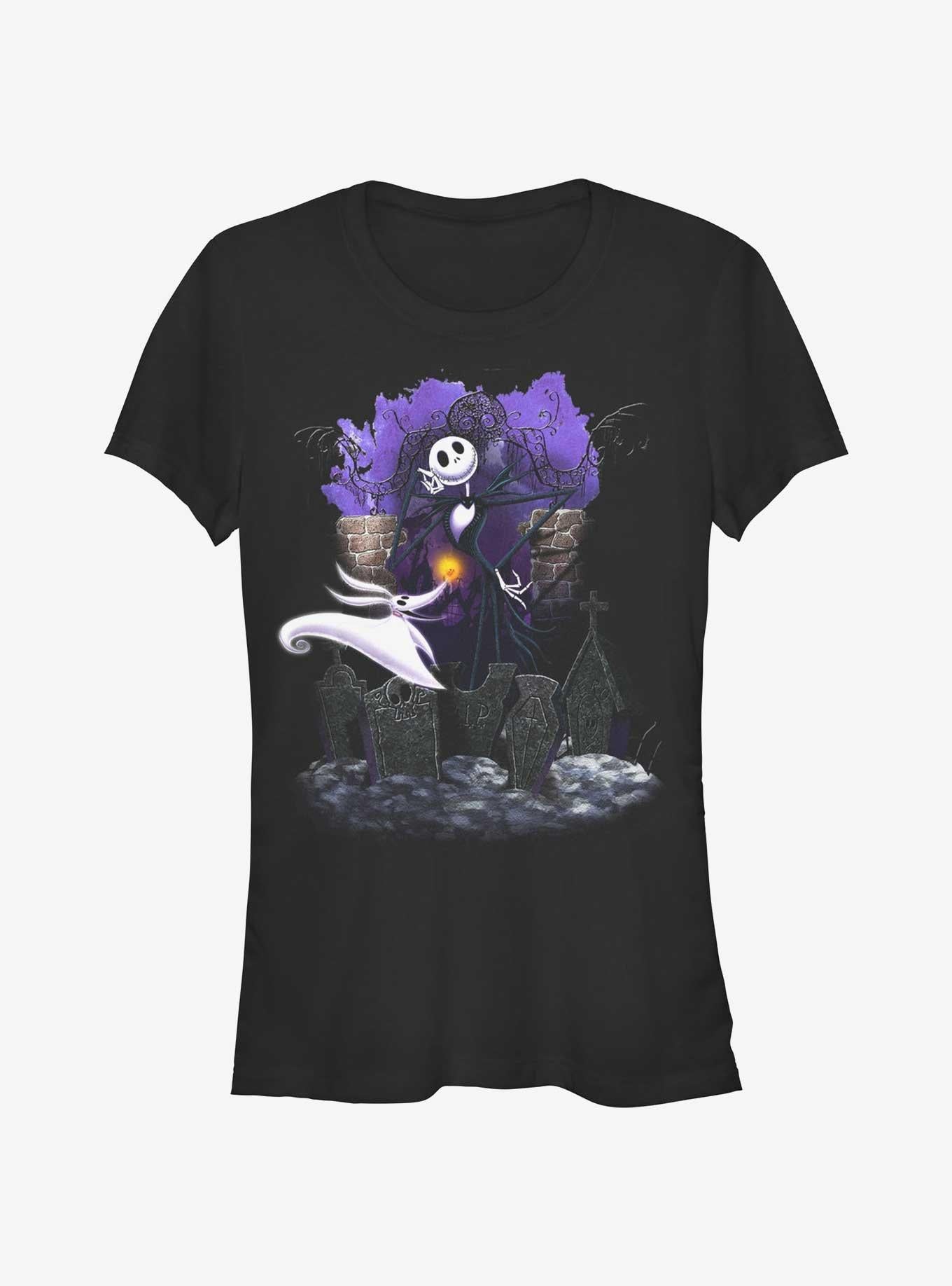 The Nightmare Before Christmas Jack Zero Graveyard Girls T-Shirt T-Shirt | High-Quality Print | Trending Now