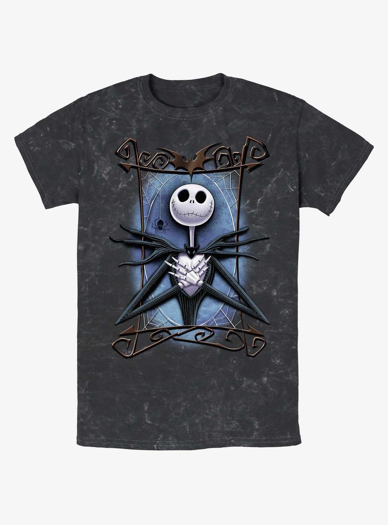 The Nightmare Before Christmas Framed Jack Mineral Wash T-Shirt T-Shirt | Exclusive Edition | Trending Now