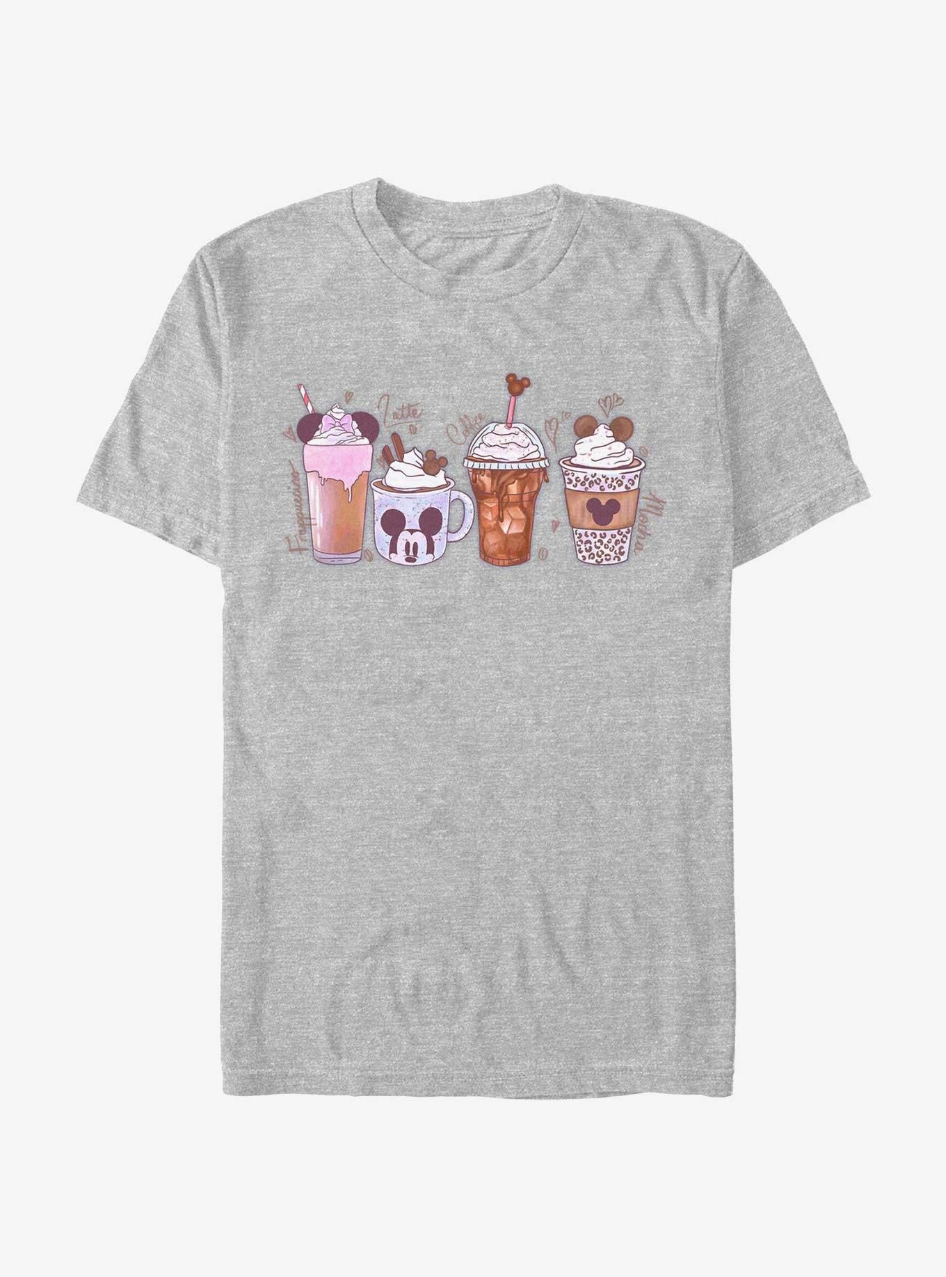 Disney Mickey Mouse Coffee Vibes T-Shirt | Premium Unisex T-Shirt, Trending Graphic Tee