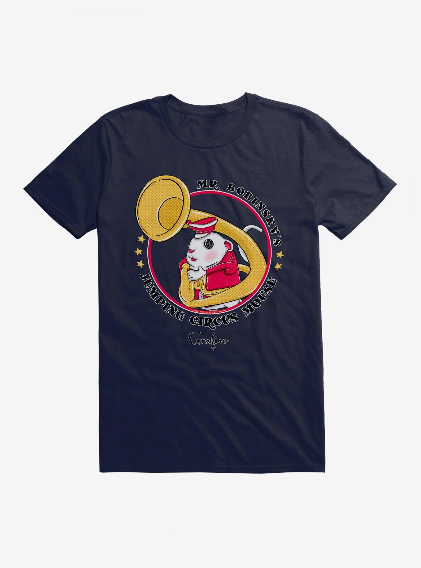 Coraline Jumping Circus Mouse T-Shirt | Premium Unisex T-Shirt, Trending Graphic Tee