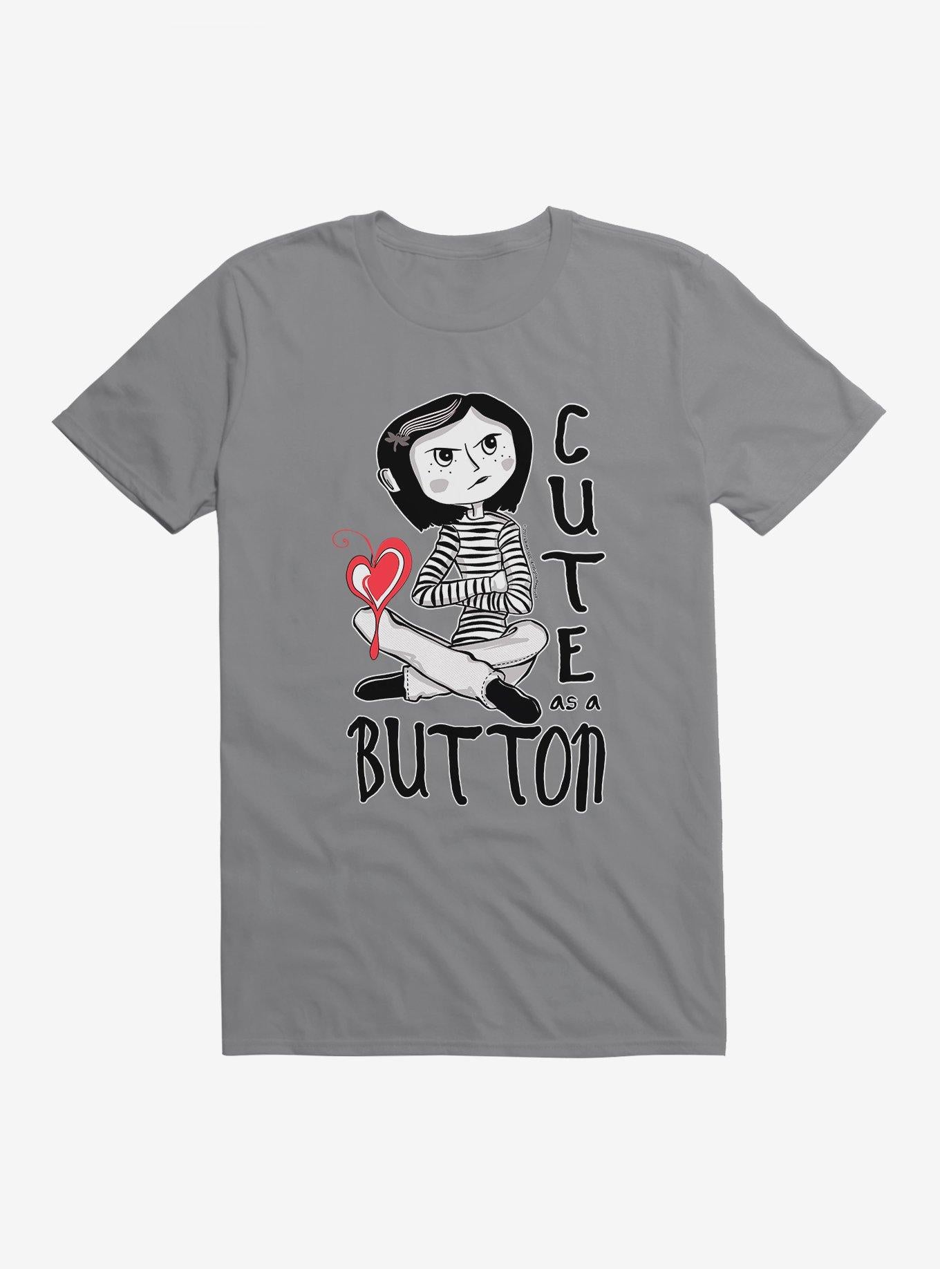 Coraline Cute As A Button T-Shirt | Premium Unisex T-Shirt, Trending Graphic Tee
