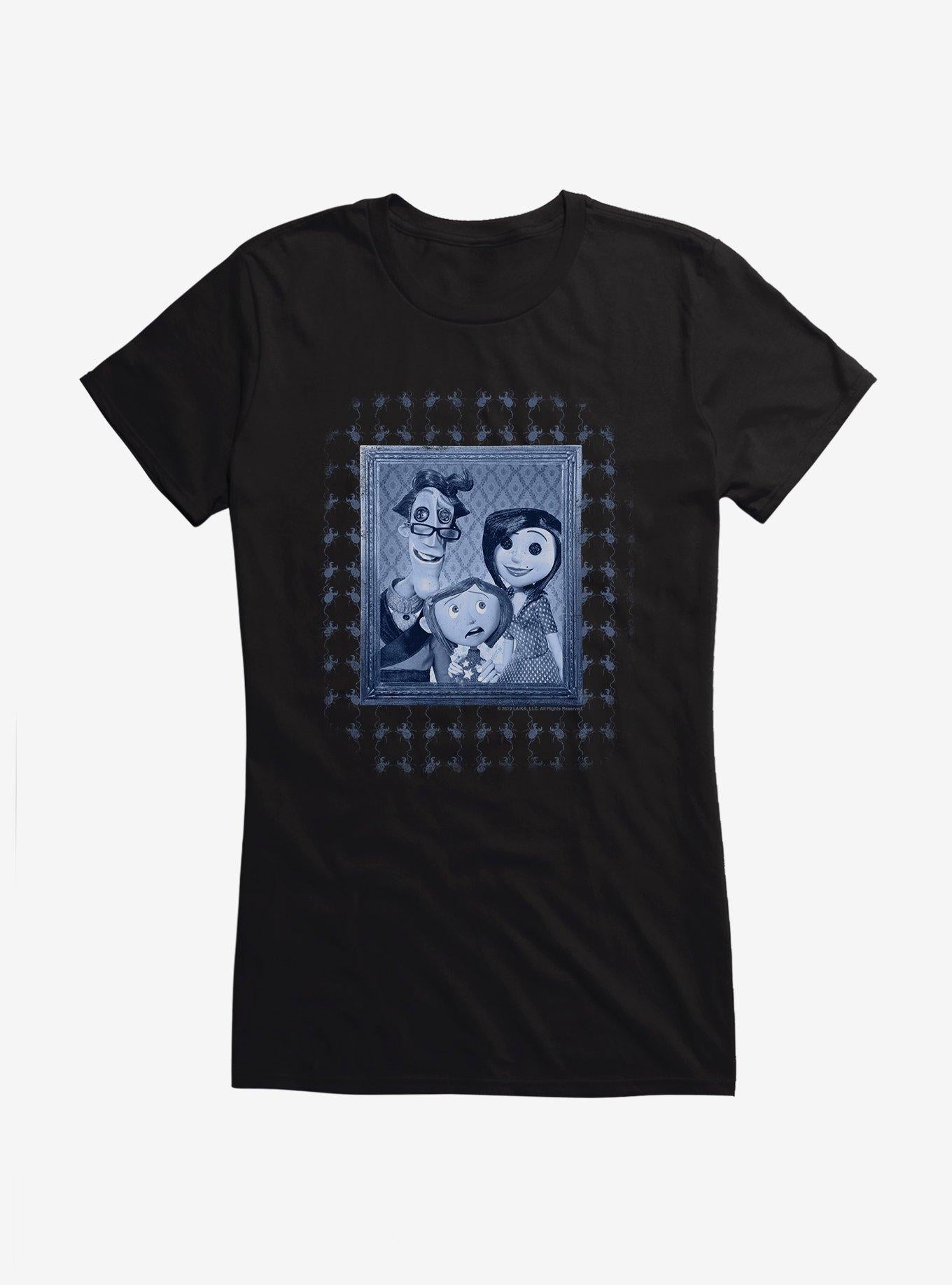 Coraline Family Portrait Girls T-Shirt | Premium Unisex T-Shirt, Trending Graphic Tee