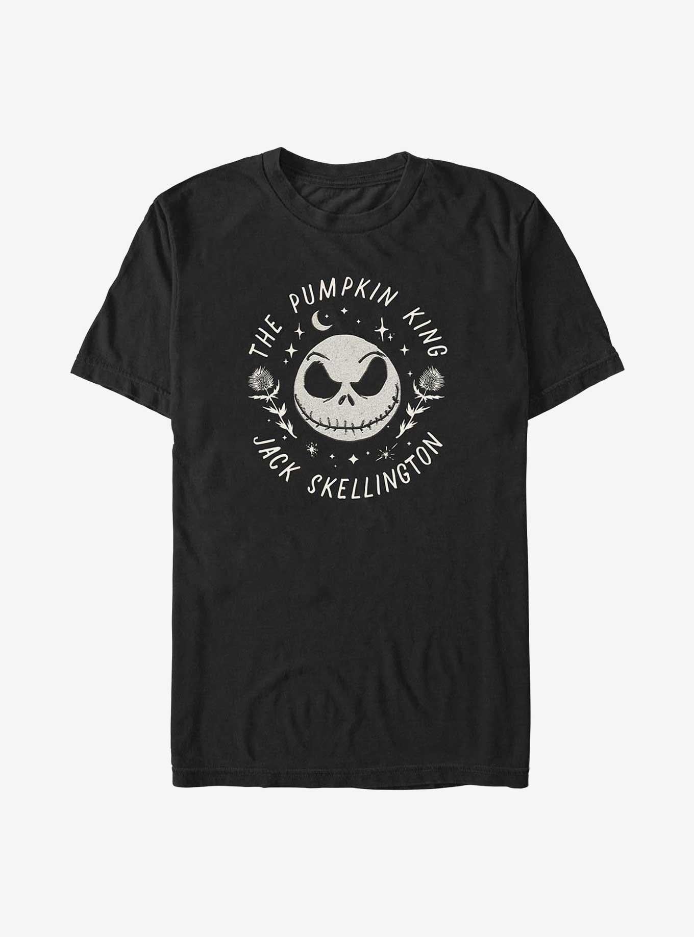 The Nightmare Before Christmas Jack Floral Big Tall T-Shirt T-Shirt | Streetwear Vibe | Great Gift Idea