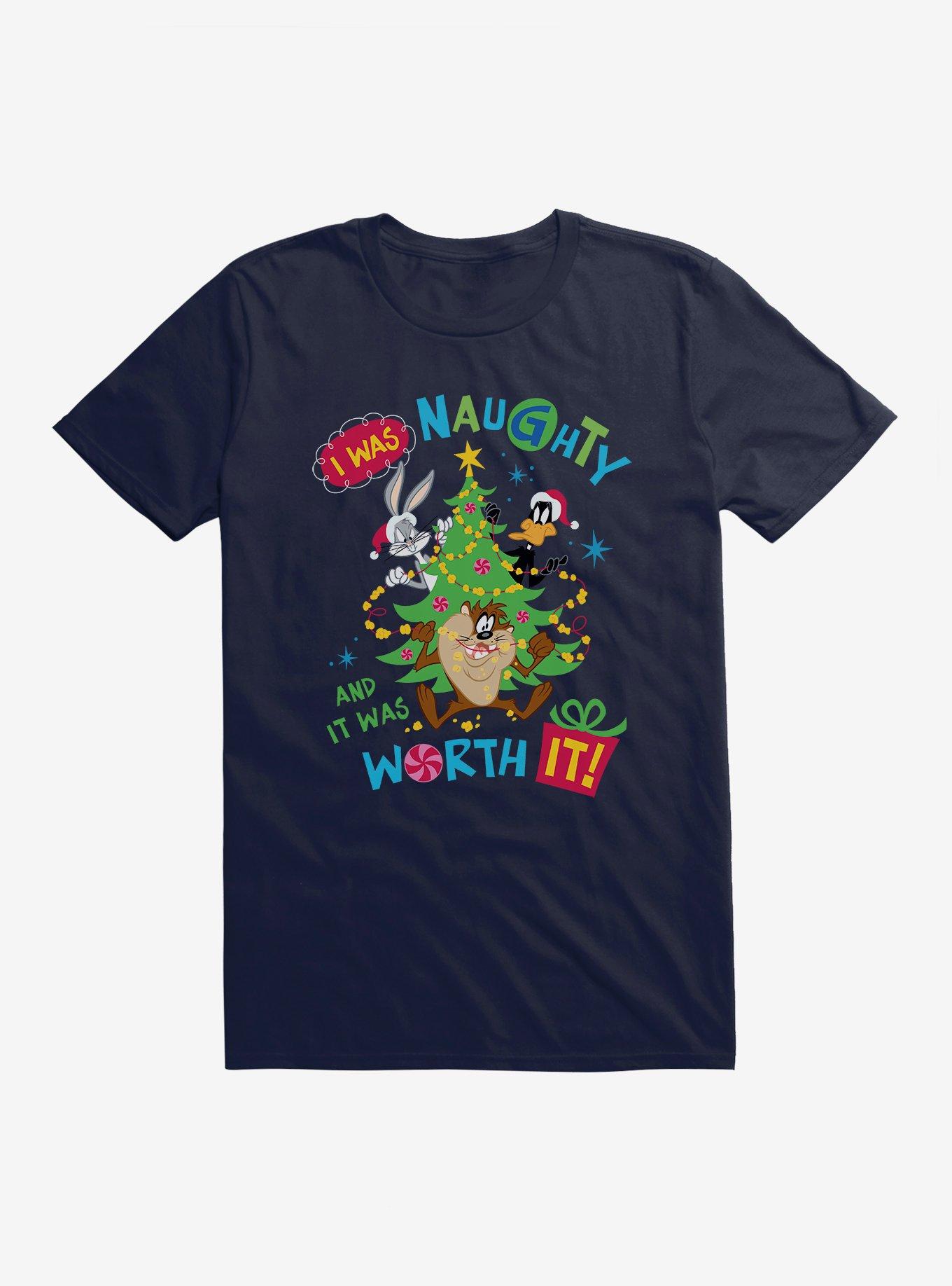 Looney Tunes Holiday I Was Naughty T-Shirt T-Shirt | Streetwear Vibe | Trending Now