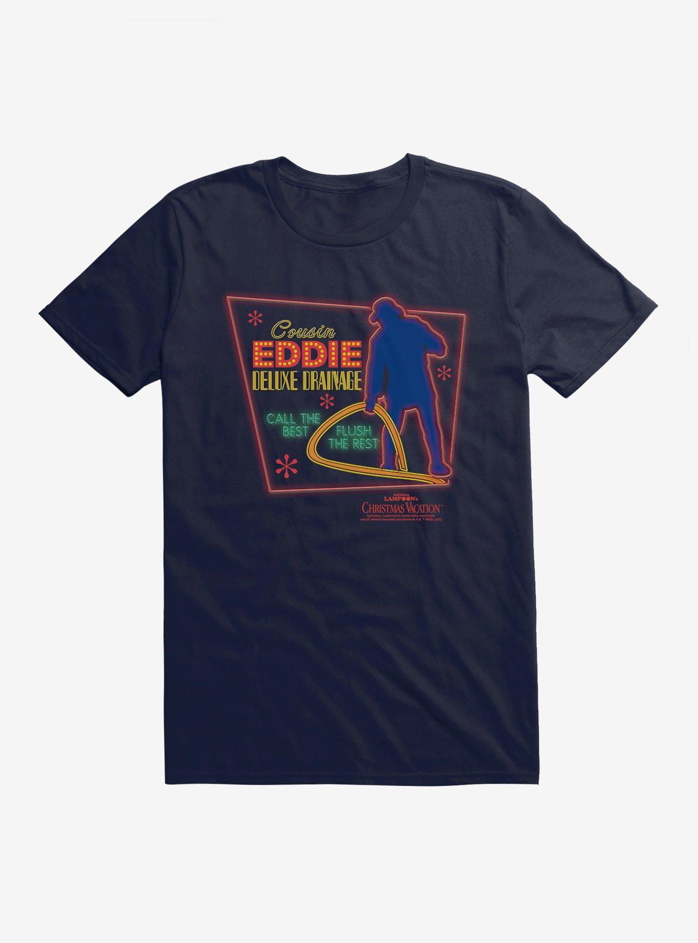 National Lampoon's Christmas Vacation Cousin Eddie Neon Sign T-Shirt T-Shirt | Trending Design | Top Pick For Fans