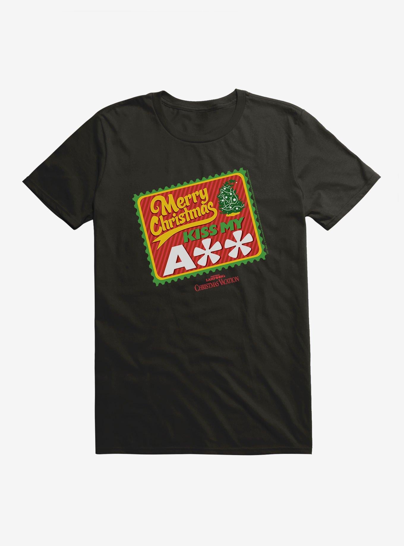 National Lampoon's Christmas Vacation Kiss My Stamp T-Shirt T-Shirt | Streetwear Vibe | Top Pick For Fans