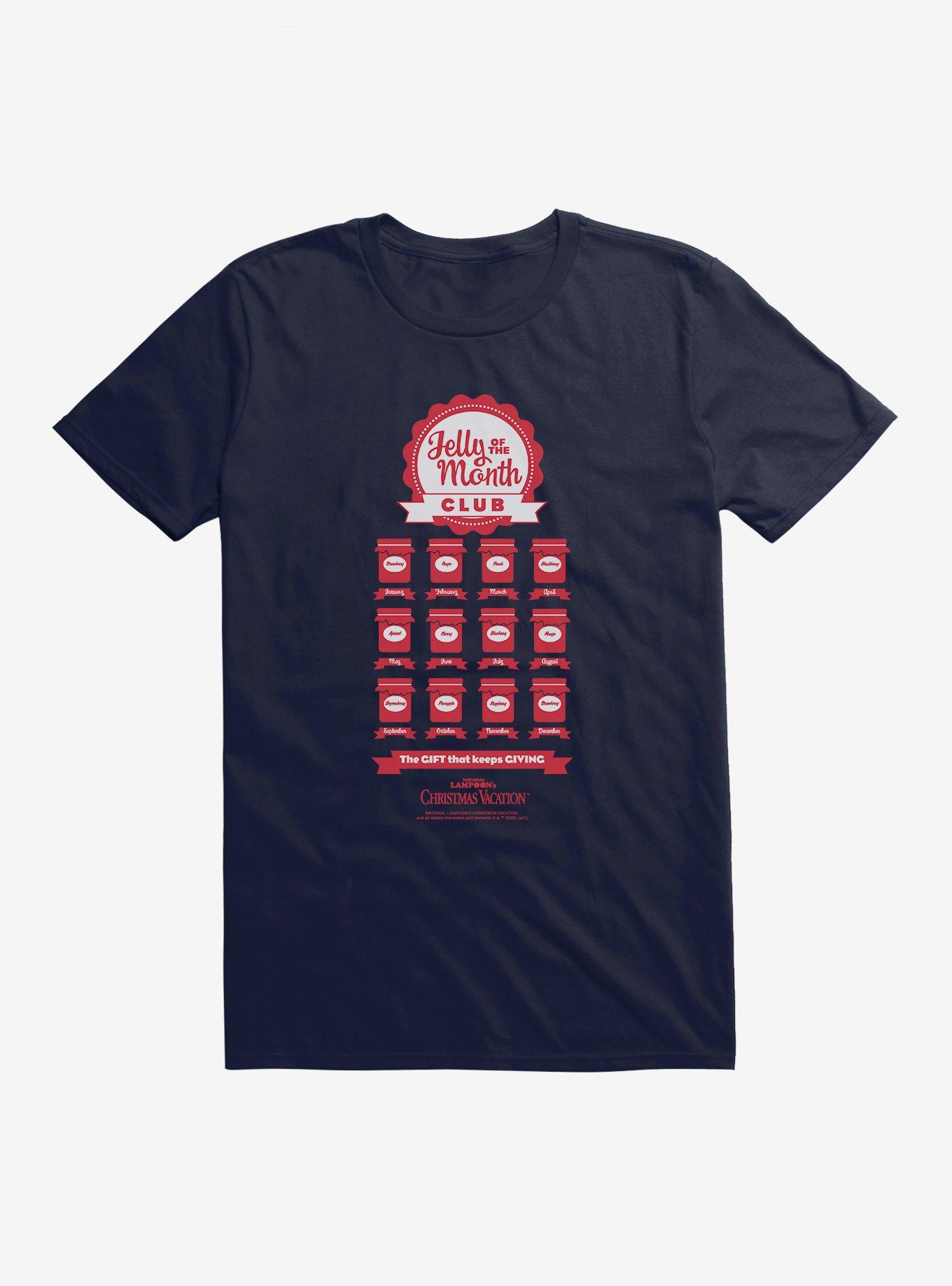 National Lampoon's Christmas Vacation Month Club T-Shirt T-Shirt | Premium Graphic | Perfect For Daily Wear