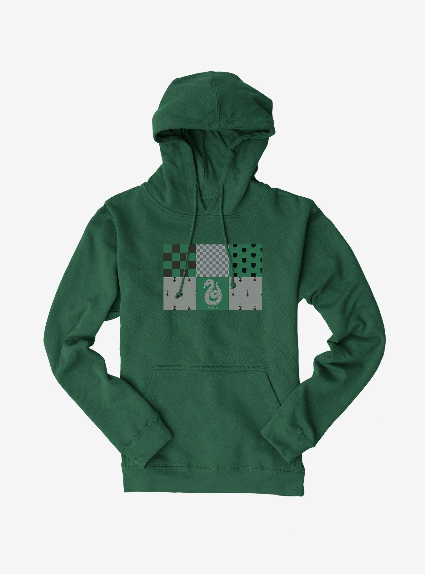 Harry Potter Slytherin Checkered Patterns Hoodie