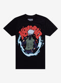 Naruto Shippuden Kakashi Puff Print TShirt Graphic Tee | Graphic Tee | Unisex Shirt | High-Quality Print