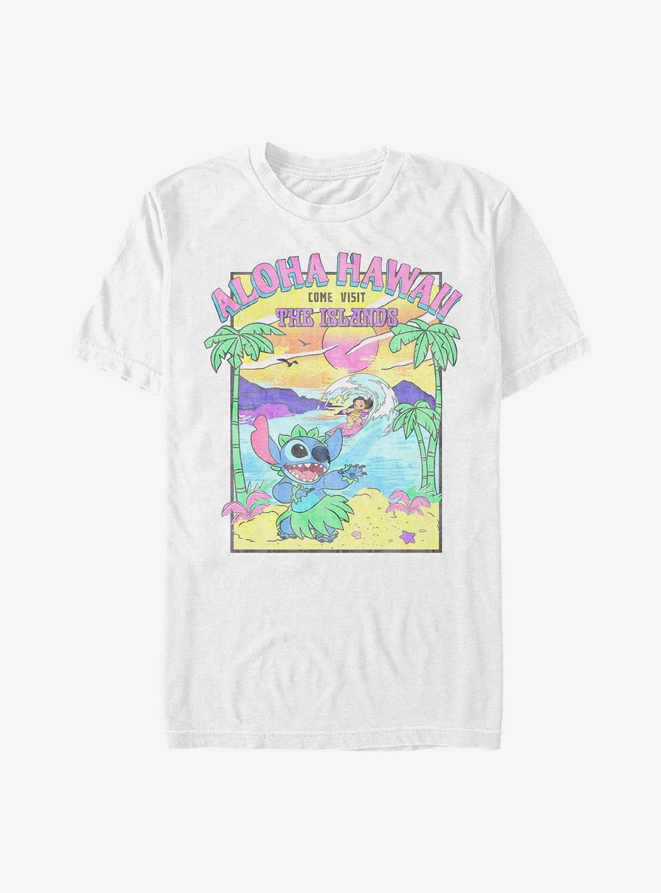 Disney Lilo Stitch Visit The Islands Extra Soft T-Shirt T-Shirt | Premium Graphic | Must-Have Style