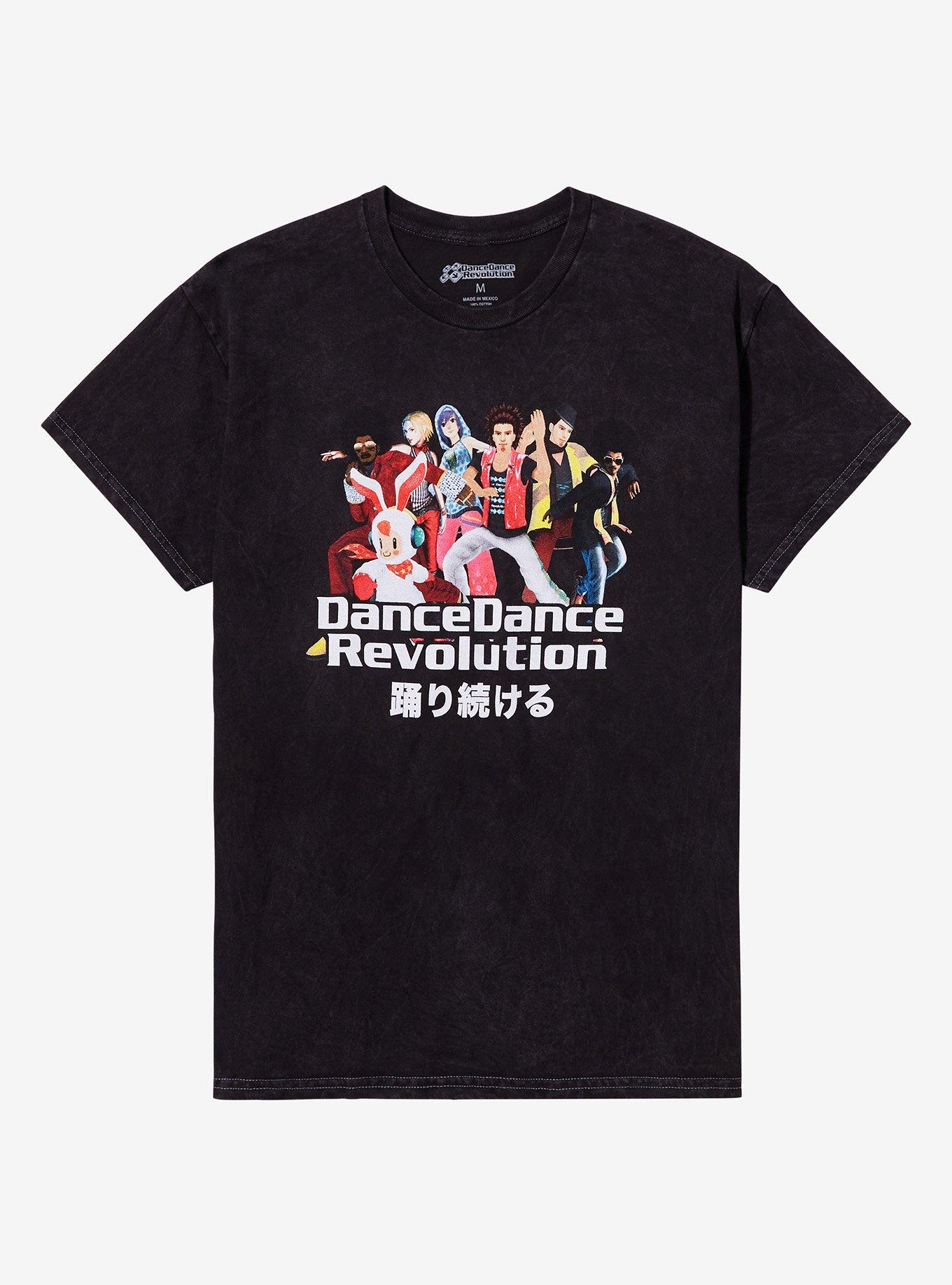 Dance Dance Revolution Group Dark Wash T-Shirt T-Shirt | Premium Graphic | Must-Have Style