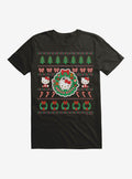 Hello Kitty Ugly Christmas Pattern T-Shirt