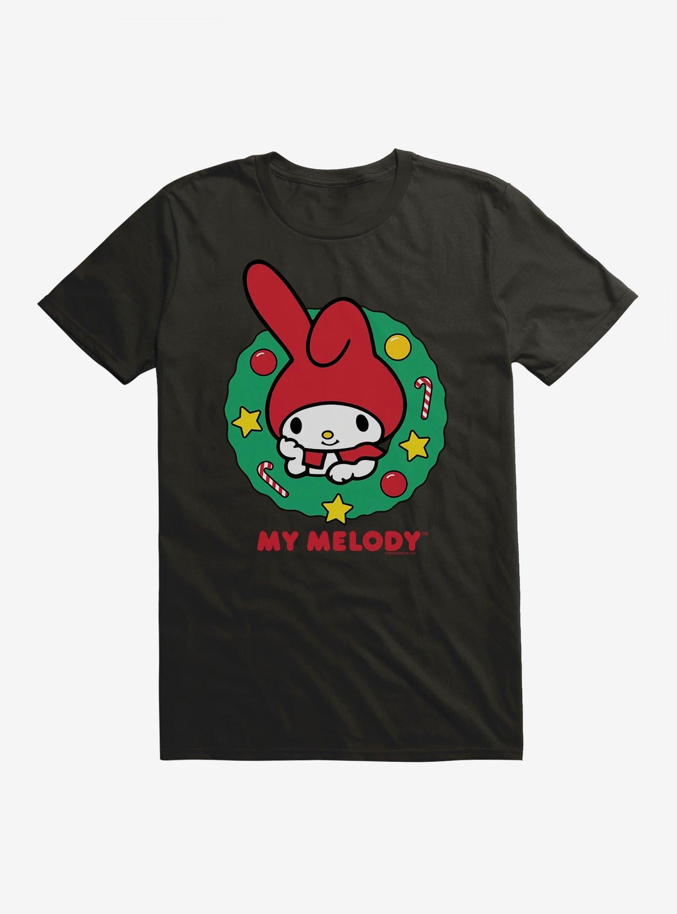 My Melody Happy Holidays Christmas Wreath T-Shirt T-Shirt | Exclusive Edition | Great Gift Idea