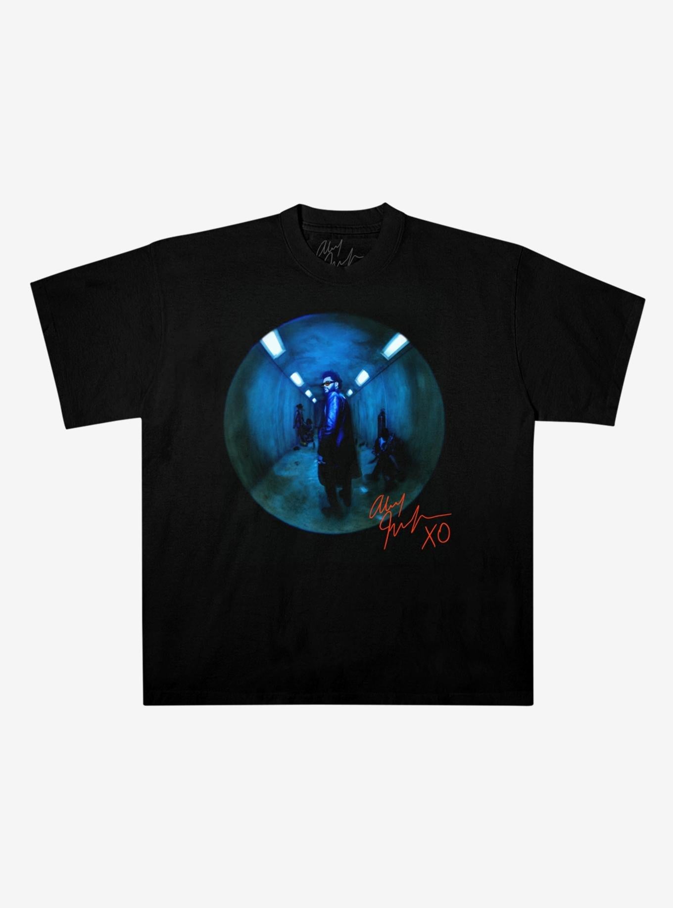 Weeknd Tunnel Portrait Boyfriend Fit Girls T Shirt