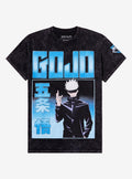 Jujutsu Kaisen Gojo Jumbo Print Dark Wash Boyfriend Fit Girls TShirt Graphic Tee | Graphic Tee | Unisex Shirt | Premium Quality Apparel