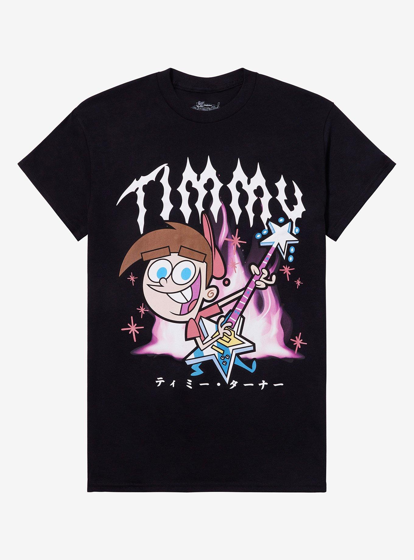 The Fairly OddParents Timmy Guitar Boyfriend Fit Girls T-Shirt T-Shirt | Top Trending Artwork | Must-Have Style