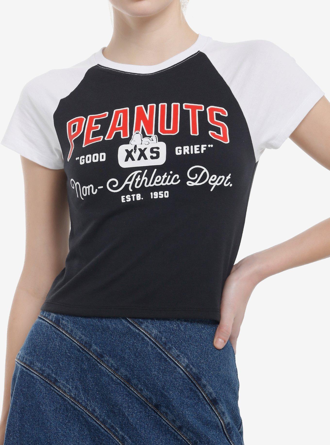 Peanuts Good Grief Snoopy Girls Raglan Baby T-Shirt T-Shirt | Streetwear Vibe | Great Gift Idea