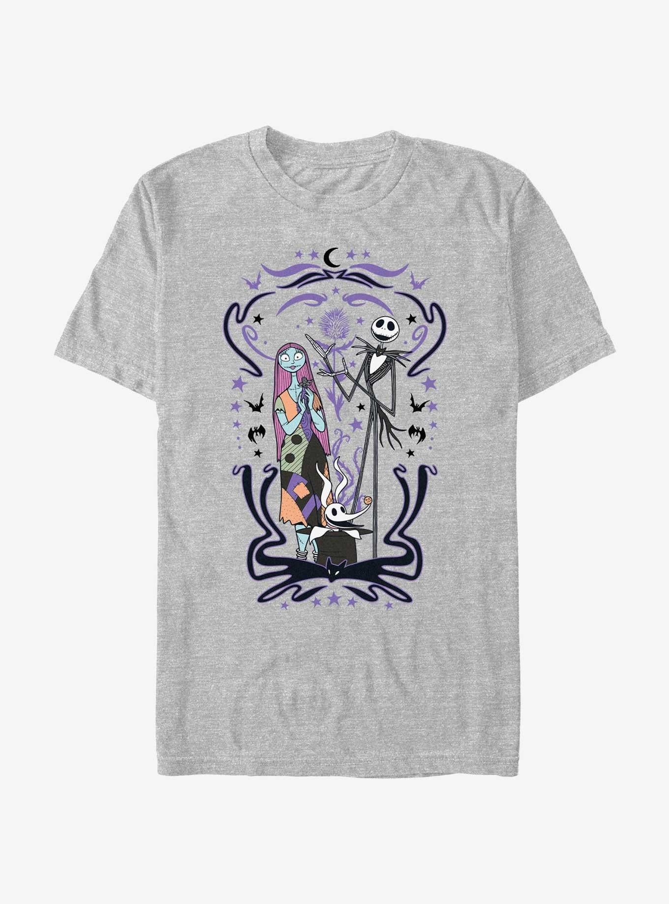 The Nightmare Before Christmas Jack Sally & Zero Nightmare Show T-shirt | Trendy Graphic Tee | Casual Unisex T-shirt