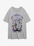 The Nightmare Before Christmas Jack Sally & Zero Nightmare Show Girls Oversized T-shirt | Trendy Graphic Tee | Casual Unisex T-shirt