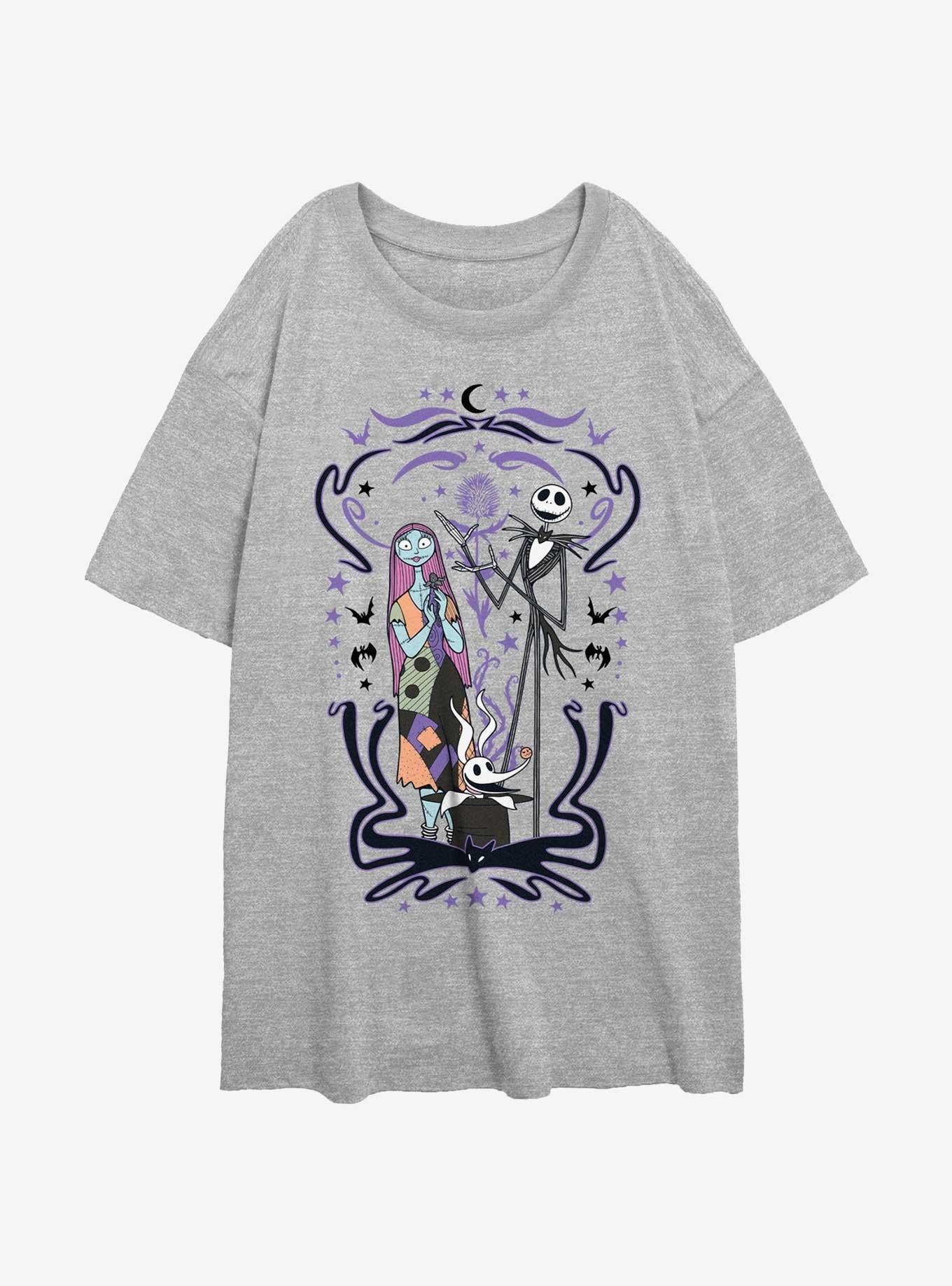 The Nightmare Before Christmas Jack Sally Zero Nightmare Show Girls Oversized T-Shirt T-Shirt | Premium Graphic | Trending Now