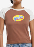 Yoo-Hoo Logo Girls Raglan Baby T-Shirt T-Shirt | Aesthetic Graphic | Perfect For Daily Wear