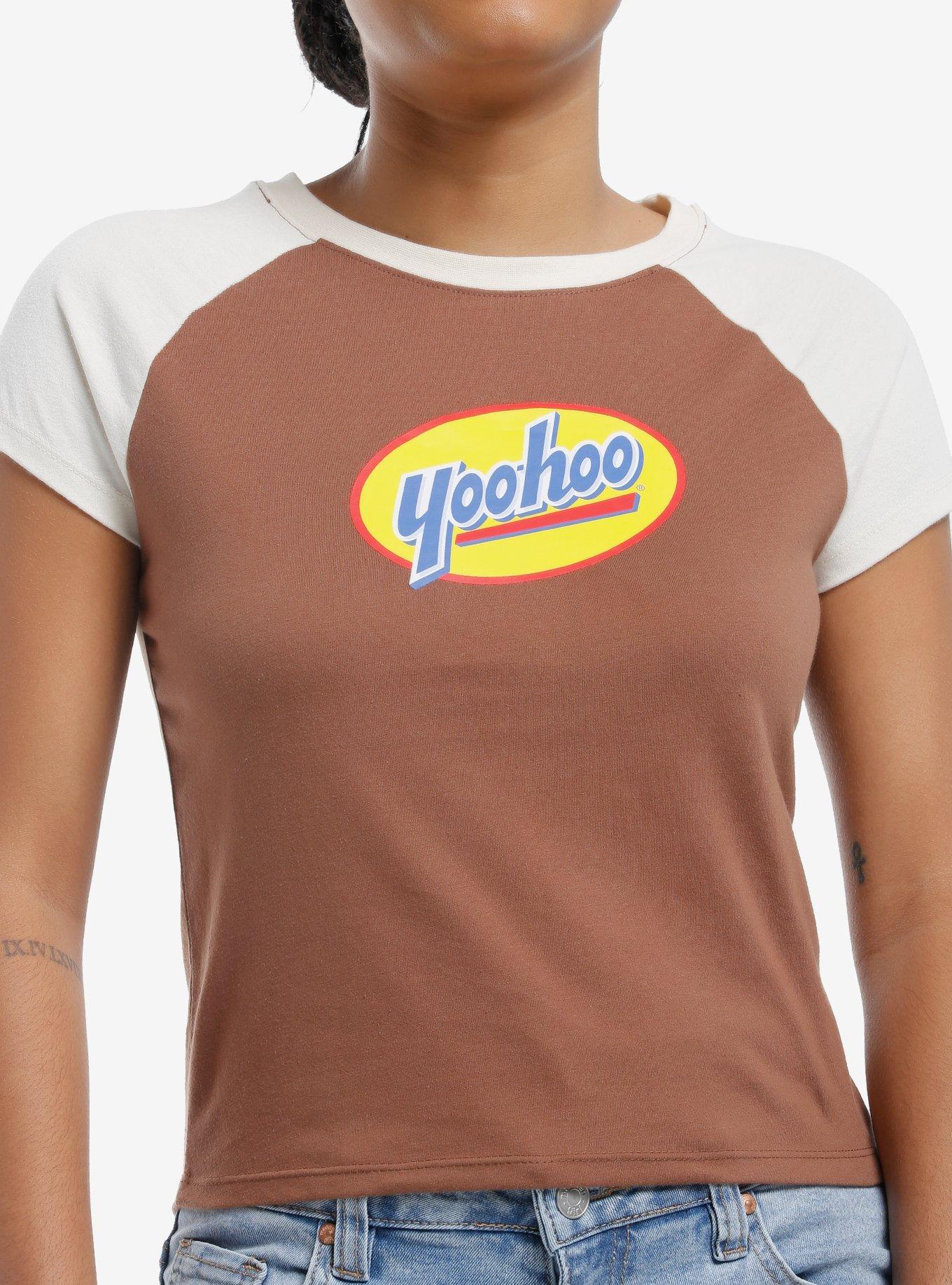 Yoo-Hoo Logo Girls Raglan Baby T-Shirt T-Shirt | Aesthetic Graphic | Perfect For Daily Wear
