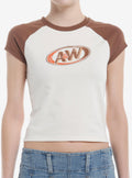 AW Logo Girls Baby Raglan T-Shirt T-Shirt | Viral Style | Must-Have Style