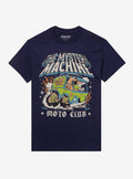 Scooby Doo Mystery Machine Moto Club Boyfriend Fit Girls T Shirt