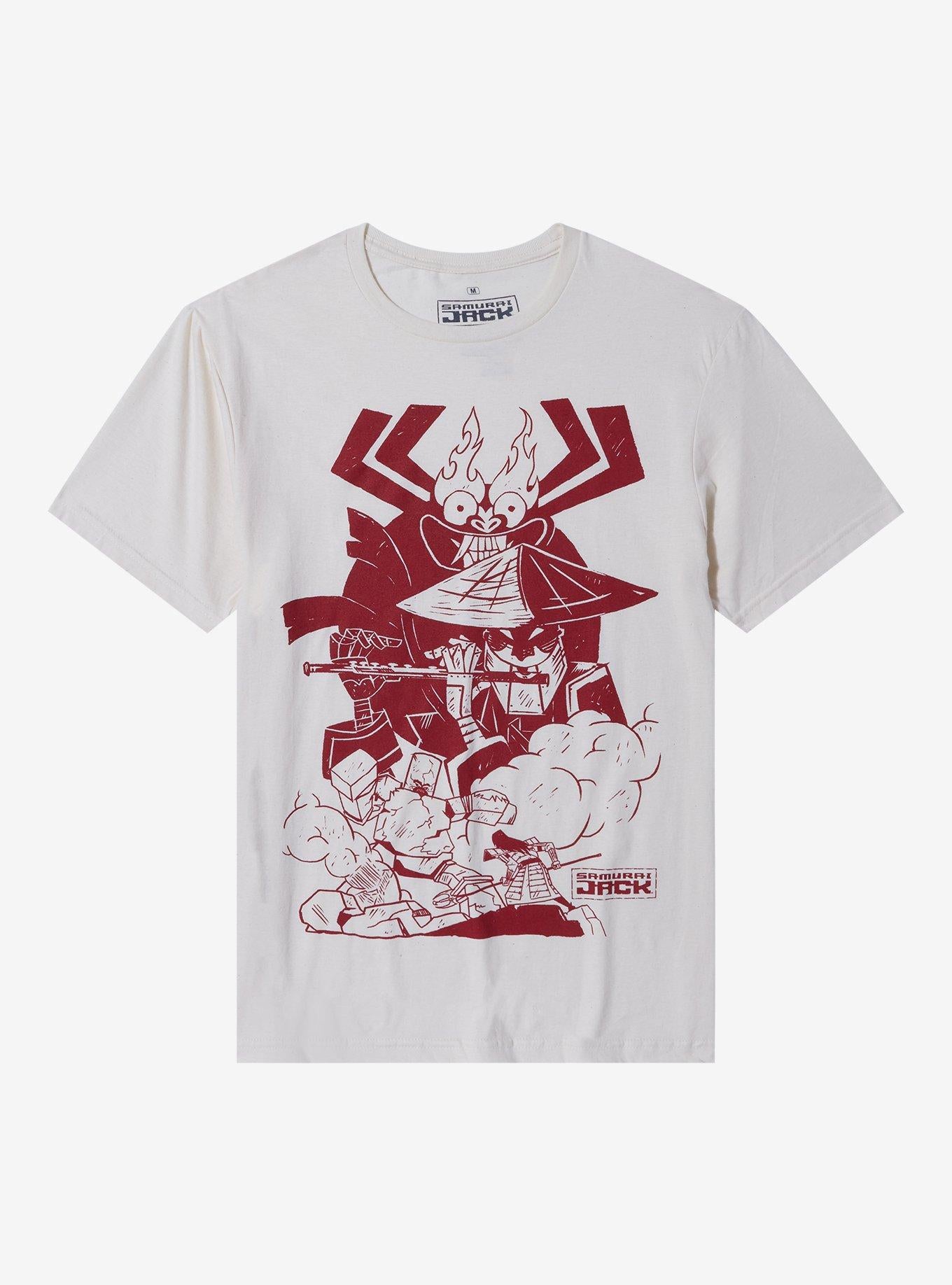 Samurai Jack Aku Battle T-Shirt T-Shirt | Bold Graphic Edition | High Demand Item