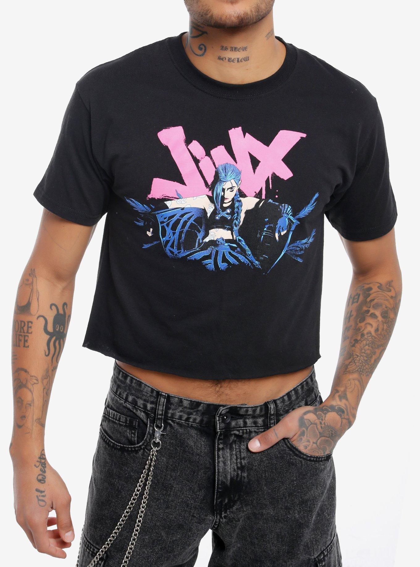 Arcane Jinx Crop TShirt Graphic Tee | Graphic Tee | Unisex Shirt | Best-Selling Design