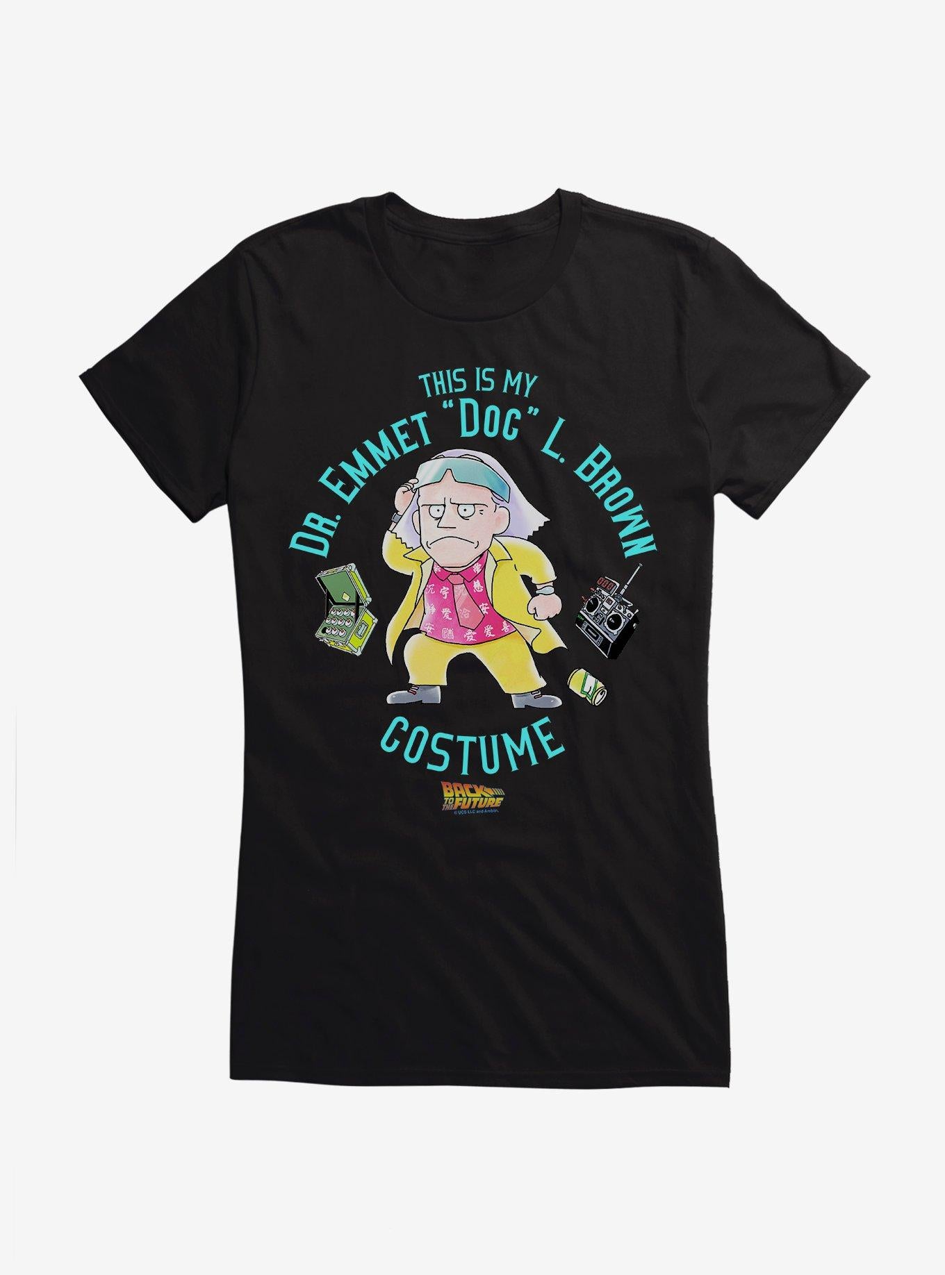Back To The Future This Is My Doc Brown Costume Girls T-Shirt T-Shirt | Premium Graphic | Must-Have Style