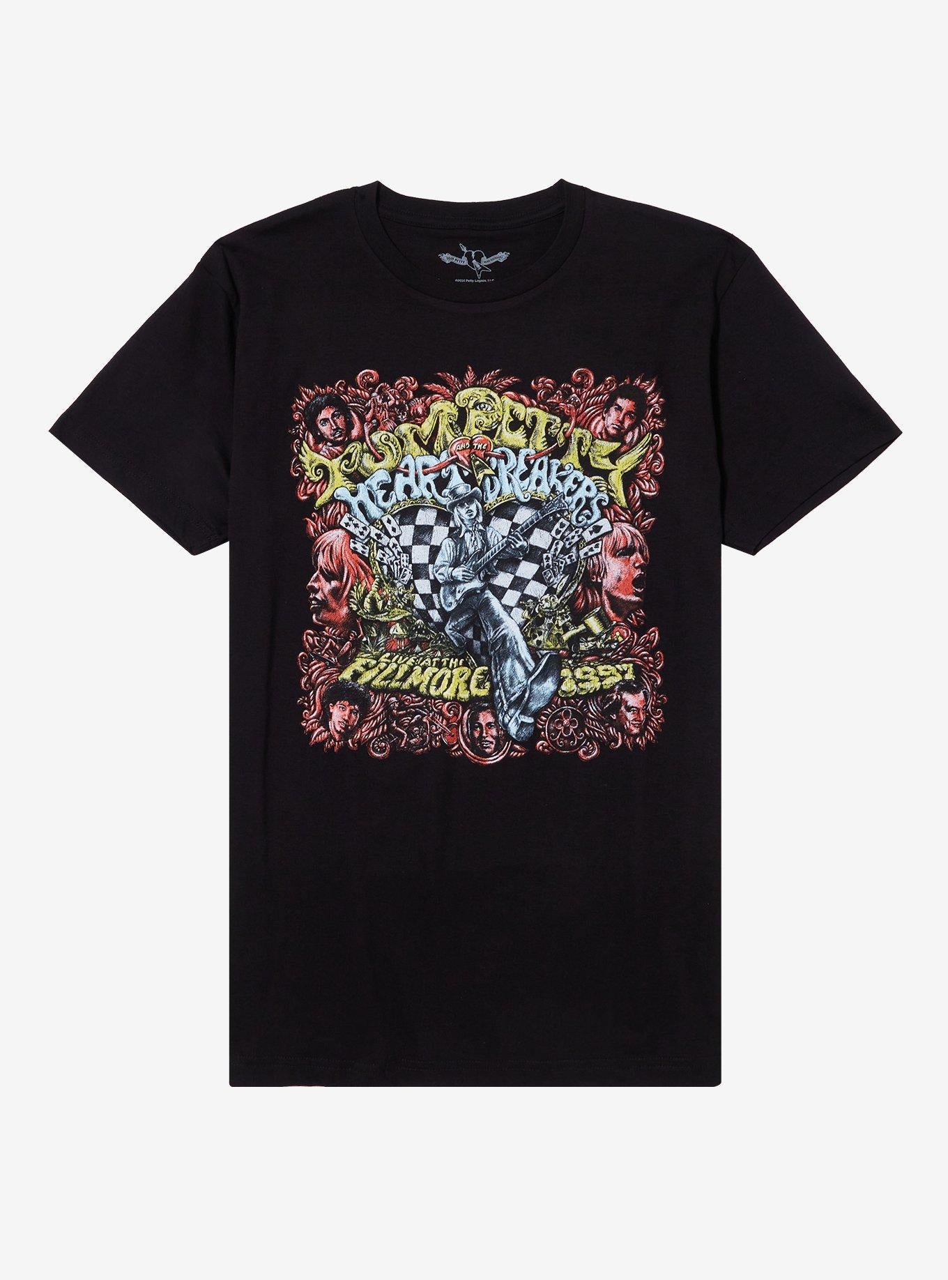 Tom Petty And The Heartbreakers Live At The Fillmore 1997 Album Cover TShirt Graphic Tee | Graphic Tee | Unisex Shirt | Best-Selling Design