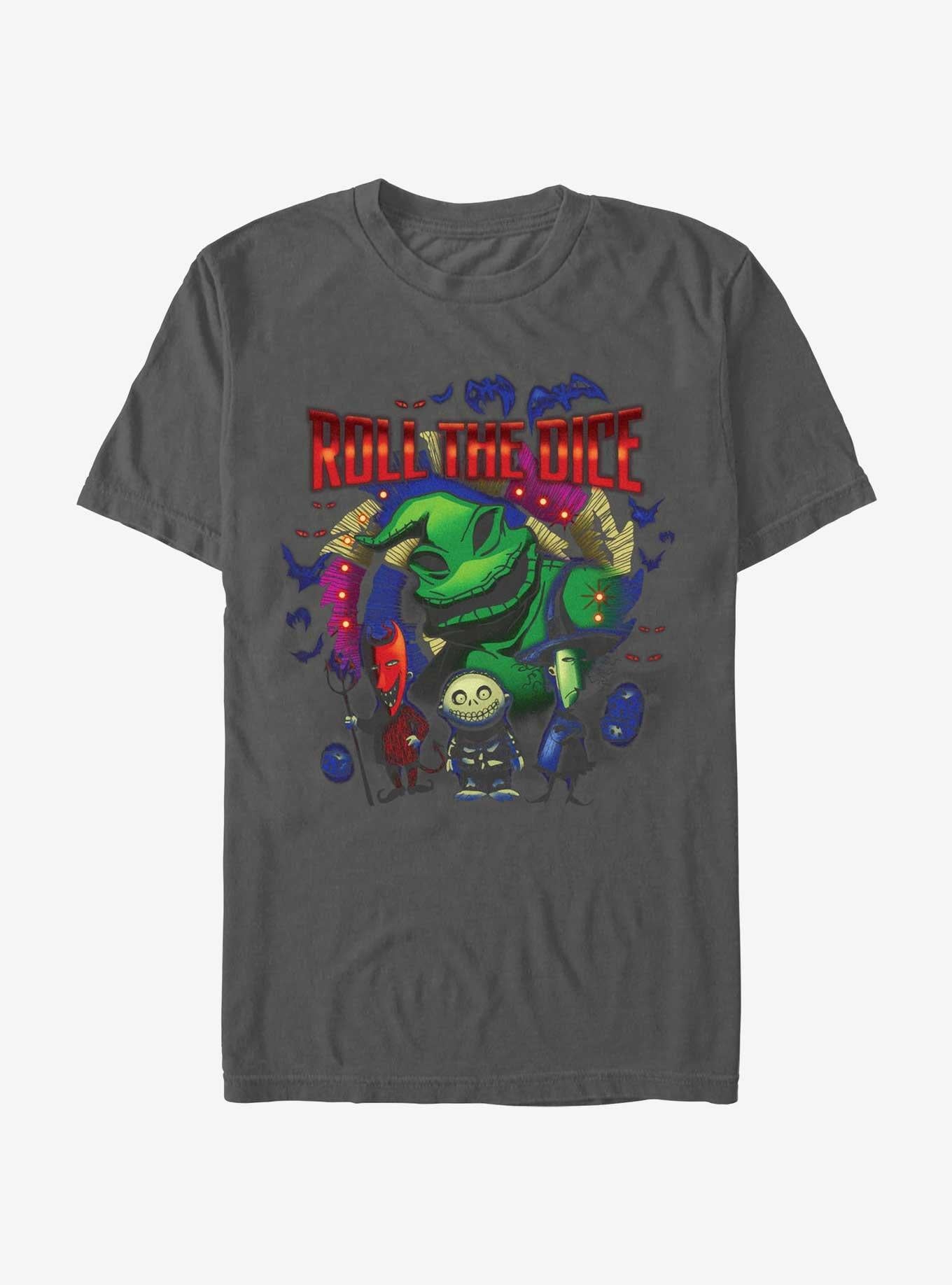 The Nightmare Before Christmas Oogie Dice Garment Dye T-Shirt T-Shirt | Aesthetic Graphic | Top Pick For Fans