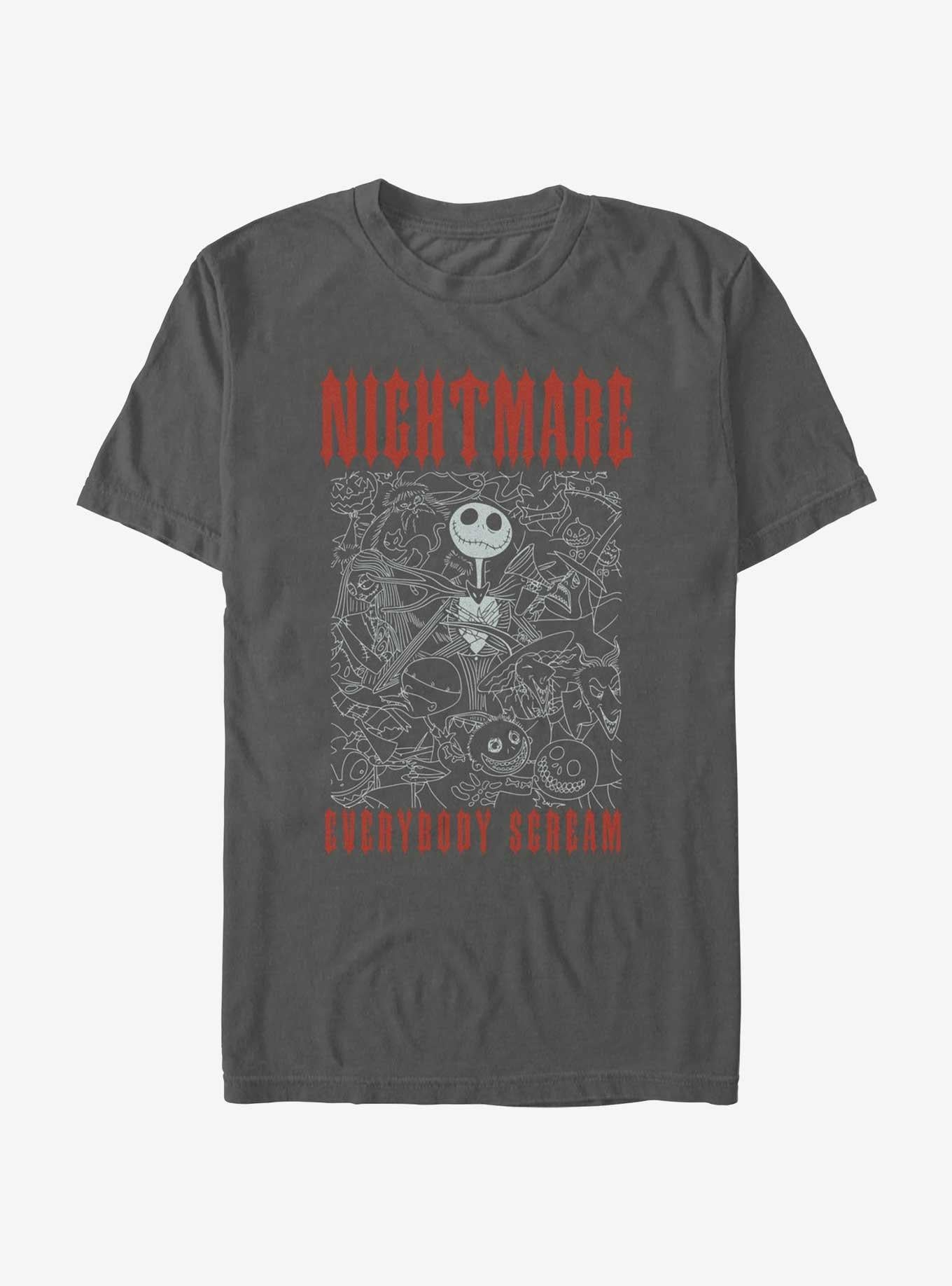 The Nightmare Before Christmas Scream Tour Garment Dye T-Shirt T-Shirt | Exclusive Edition | Trending Now
