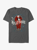 The Nightmare Before Christmas Jack Bone Coffin Garment Dye T-Shirt T-Shirt | Viral Style | High Demand Item