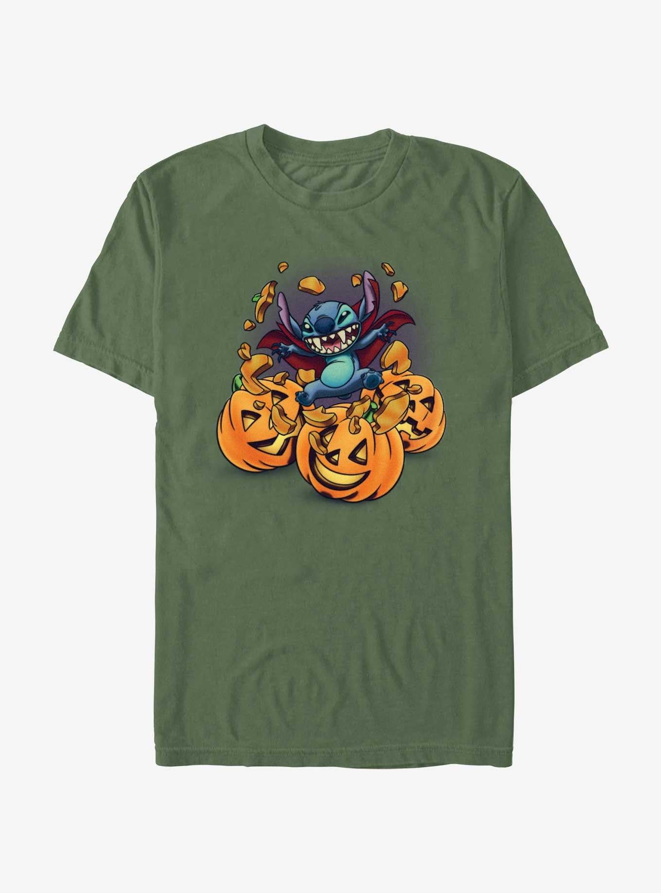 Disney Lilo Stitch Dis Stitch Vampire Garment Dye T-Shirt T-Shirt | Bold Graphic Edition | Perfect For Daily Wear