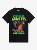 Disney The Lion King Scar Collage Boyfriend Fit Girls TShirt Graphic Tee | Graphic Tee | Unisex Shirt | Perfect Gift for Fans