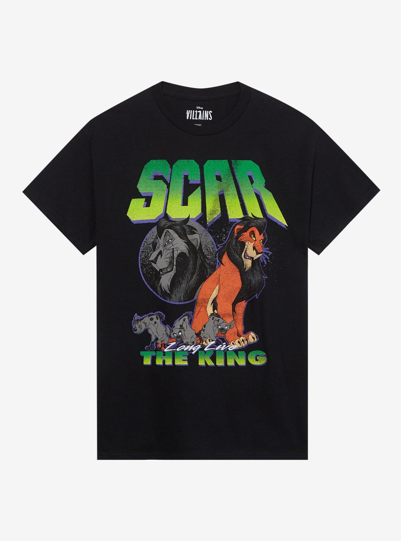 Disney The Lion King Scar Collage Boyfriend Fit Girls TShirt Graphic Tee | Graphic Tee | Unisex Shirt | Perfect Gift for Fans