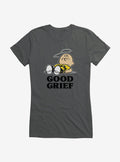 Peanuts Charlie Brown Good Grief Girls T-Shirt T-Shirt | Viral Style | Must-Have Style