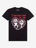Death Note Light Misa Heart Boyfriend Fit Girls TShirt Graphic Tee | Graphic Tee | Unisex Shirt | Premium Quality Apparel