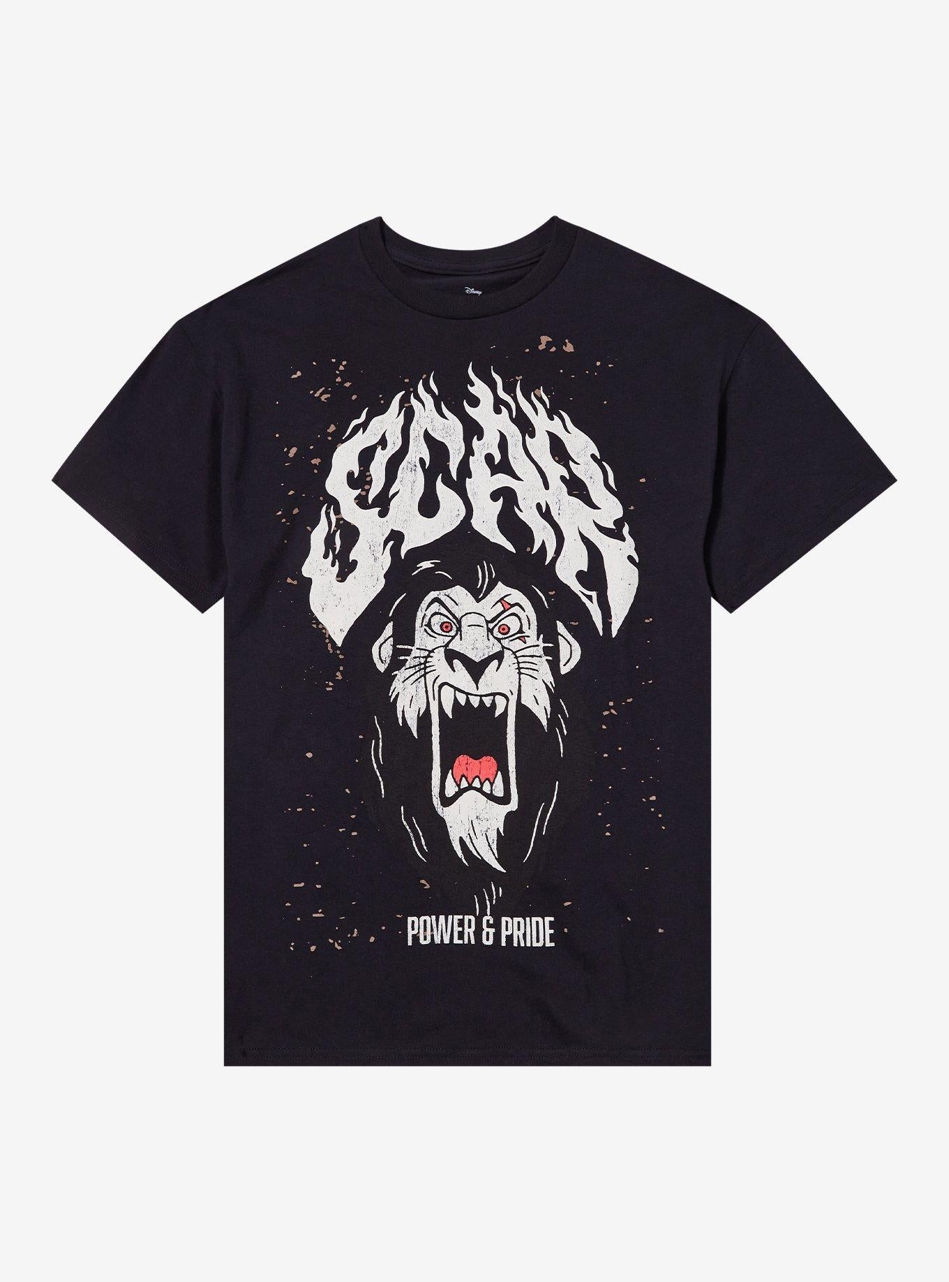 Disney The Lion King Scar Power Pride TShirt Graphic Tee | Graphic Tee | Unisex Shirt | Best-Selling Design