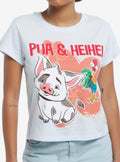 Moana 2 Pua Heihei Duo Skimmer Girls TShirt Graphic Tee | Graphic Tee | Unisex Shirt | Soft Comfortable Wear