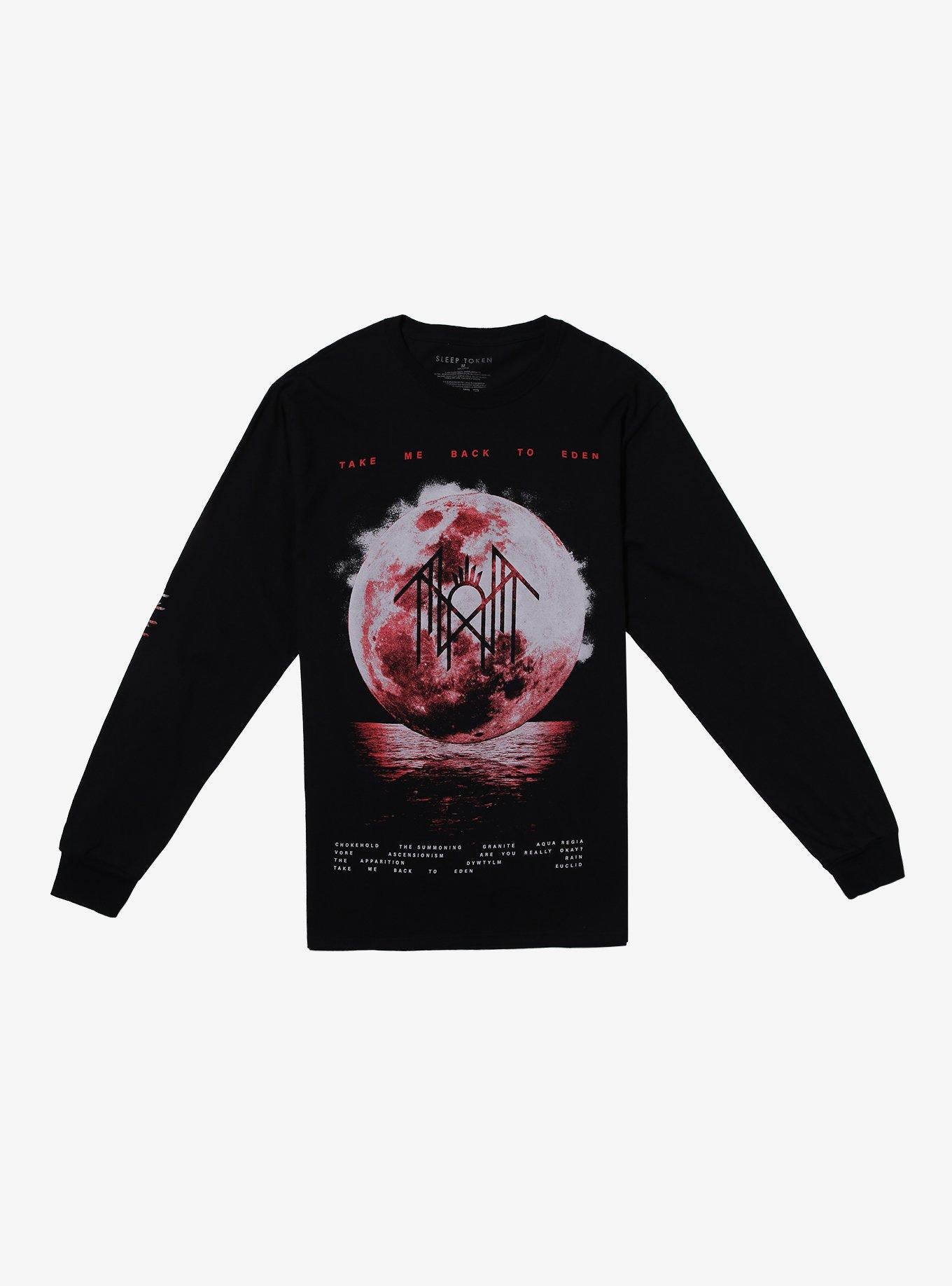 Sleep Token Take Me Back To Eden Tracklist Long Sleeve T Shirt