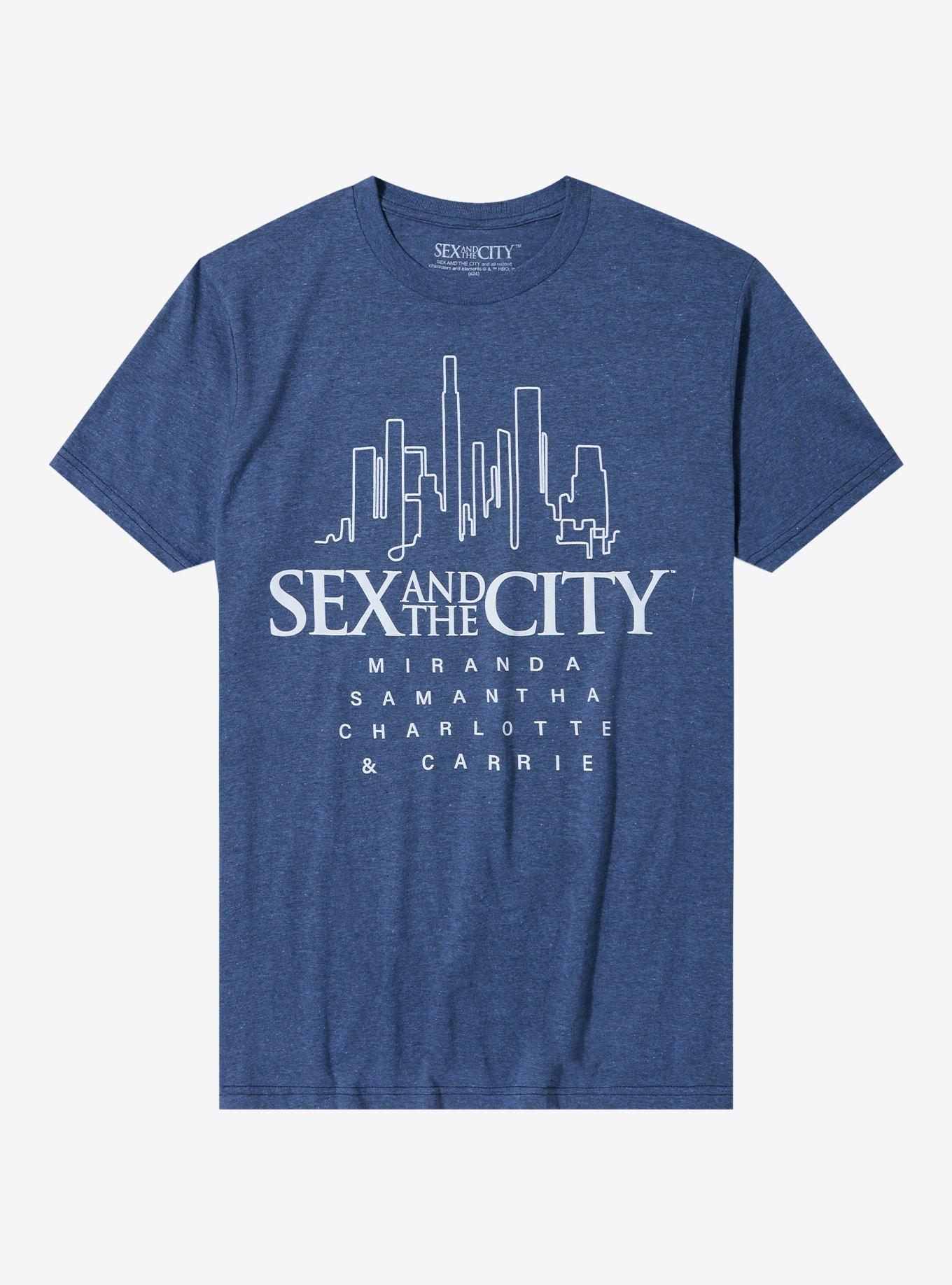 Sex And The City Names Skyline TShirt Graphic Tee | Graphic Tee | Unisex Shirt | Perfect Gift For Fans