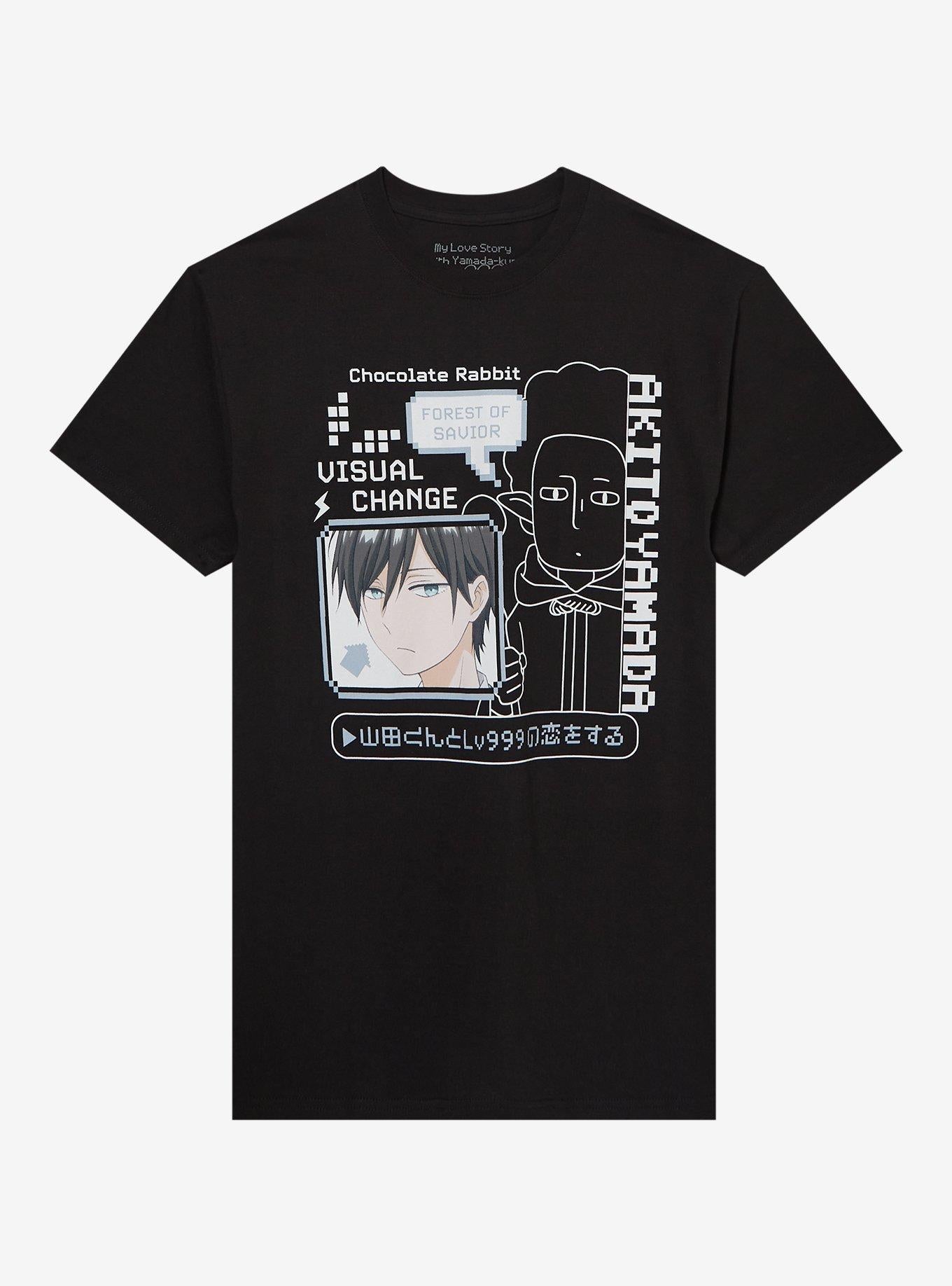 My Love Story With Yamada-Kun At Lv999 Yamada Game T-Shirt T-Shirt | Bold Graphic Edition | Must-Have Style