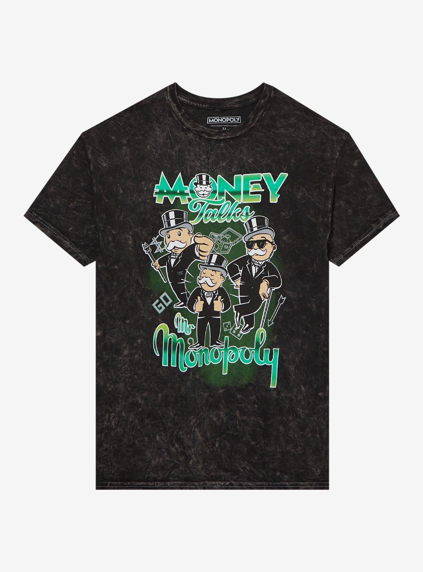 Monopoly Money Talks Collage T-Shirt