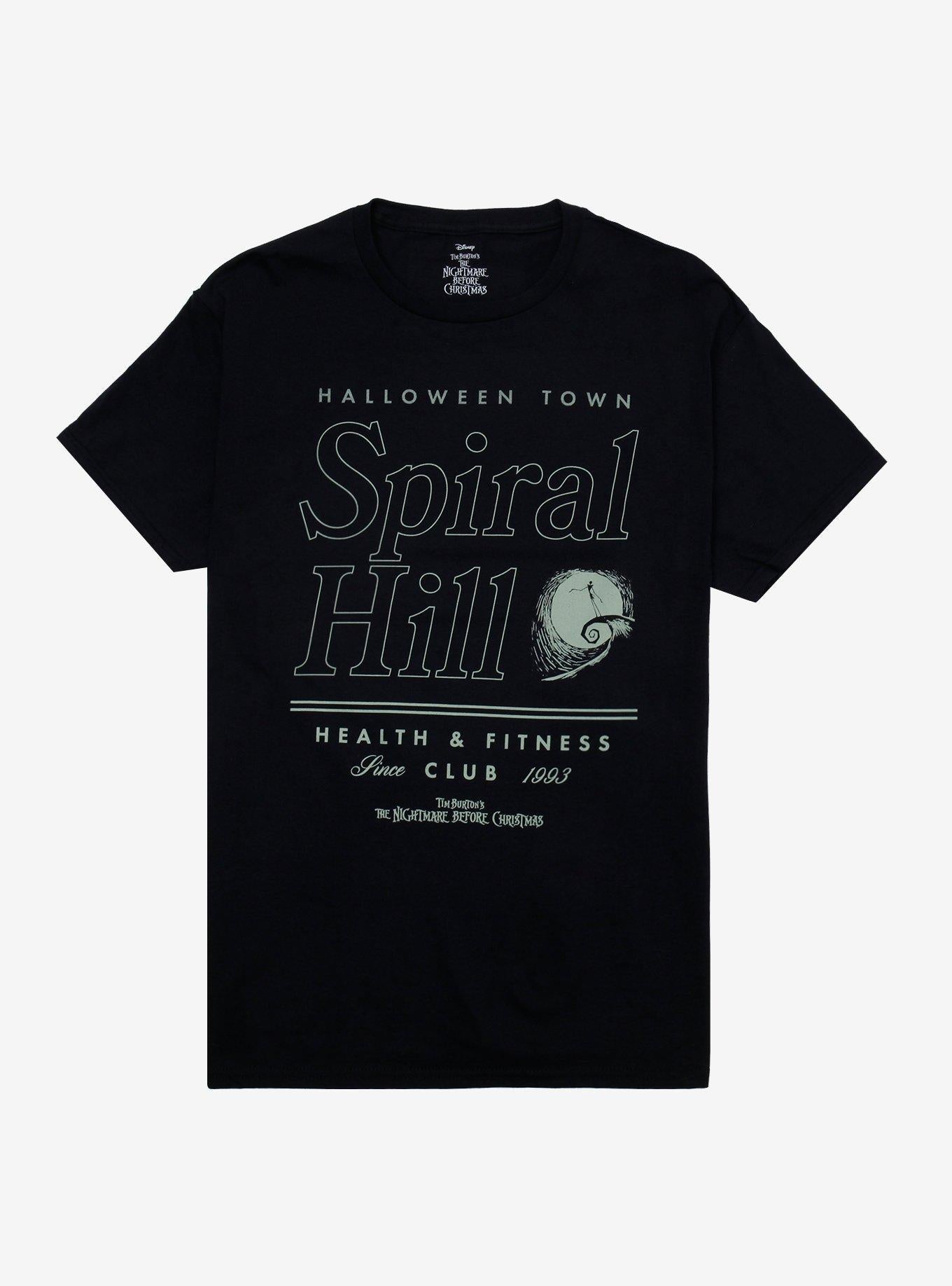 The Nightmare Before Christmas Spiral Hill Fitness TShirt Graphic Tee | Graphic Tee | Unisex Shirt | Best-Selling Design