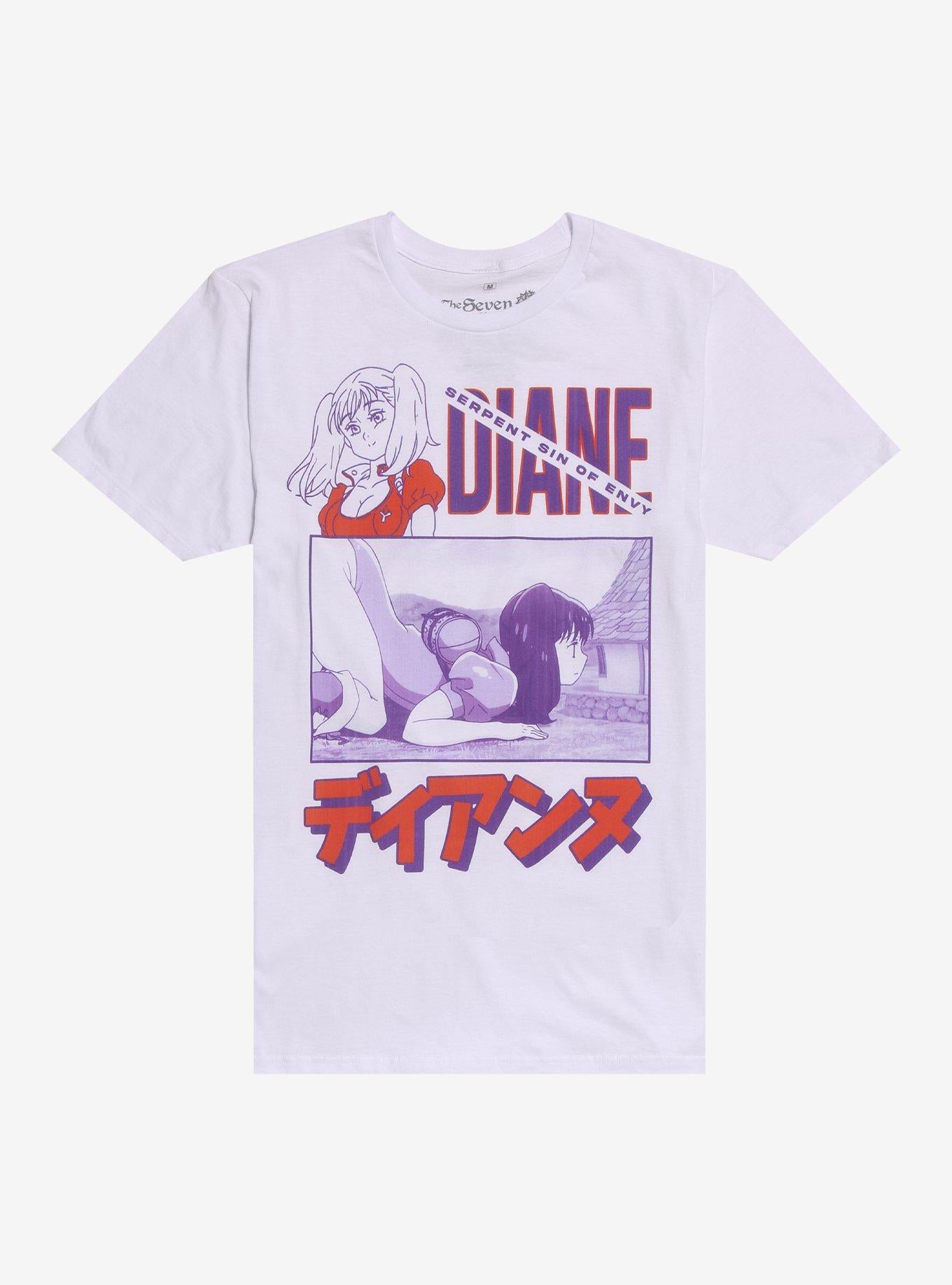 The Seven Deadly Sins Diane Panel TShirt Graphic Tee | Graphic Tee | Unisex Shirt | Top Trending Fashion